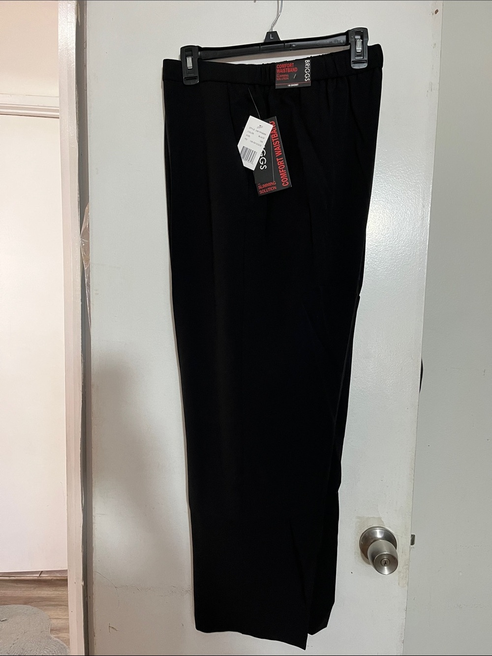 Briggs New York Black Straight Leg Women's Pants
